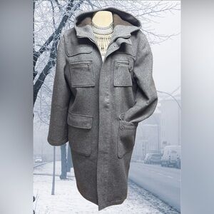 NIPPER Woman’s Grey Wool Coat